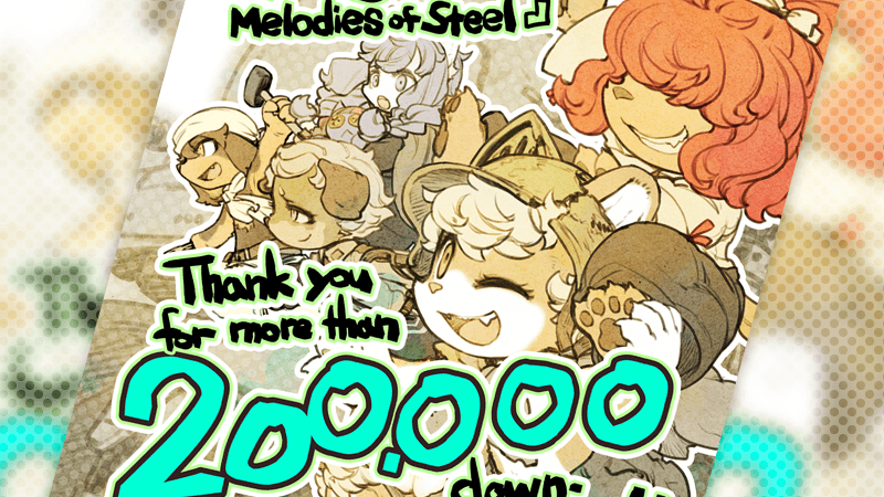 Fuga: Melodies of Steel  reached more than 200,000 downloads worldwide!!!